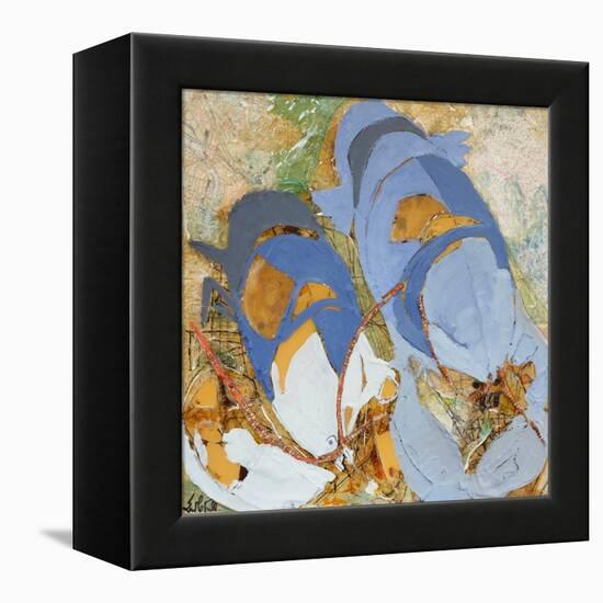 Blue Lobsters-Erin McGee Ferrell-Framed Stretched Canvas