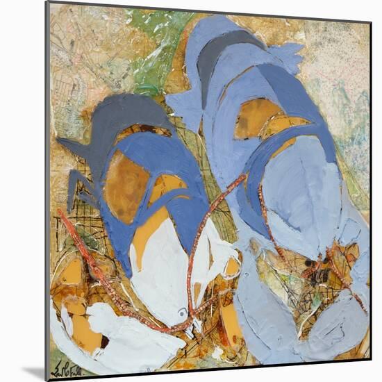 Blue Lobsters-Erin McGee Ferrell-Mounted Art Print