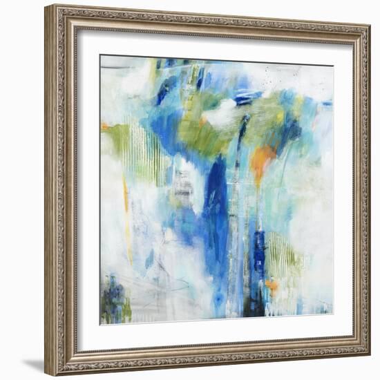 Blue Logic-Jill Martin-Framed Art Print