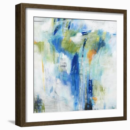 Blue Logic-Jill Martin-Framed Art Print