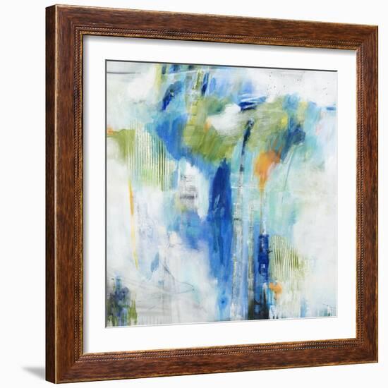 Blue Logic-Jill Martin-Framed Art Print