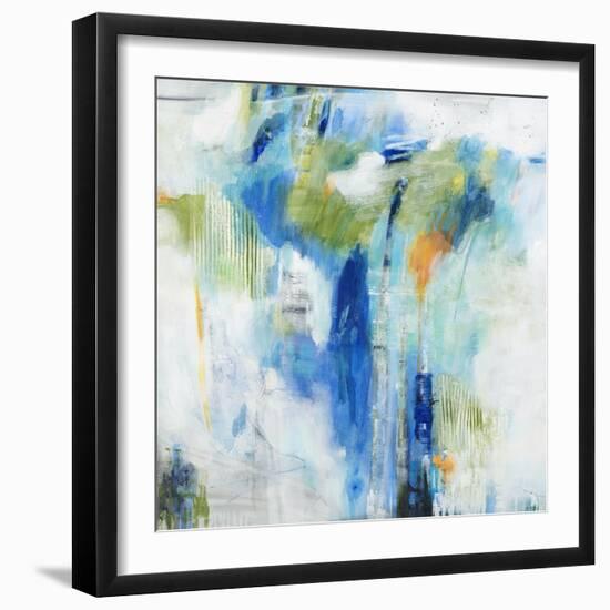 Blue Logic-Jill Martin-Framed Art Print