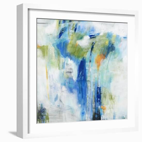 Blue Logic-Jill Martin-Framed Art Print