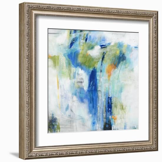 Blue Logic-Jill Martin-Framed Art Print