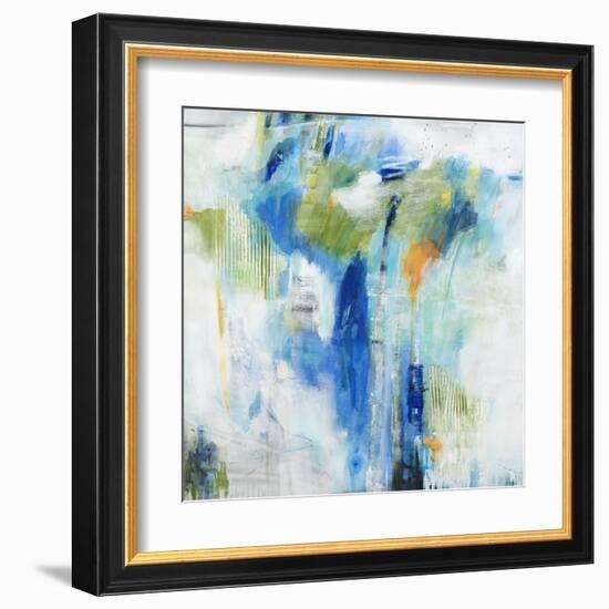 Blue Logic-Jill Martin-Framed Art Print