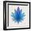 Blue Lotus-null-Framed Art Print