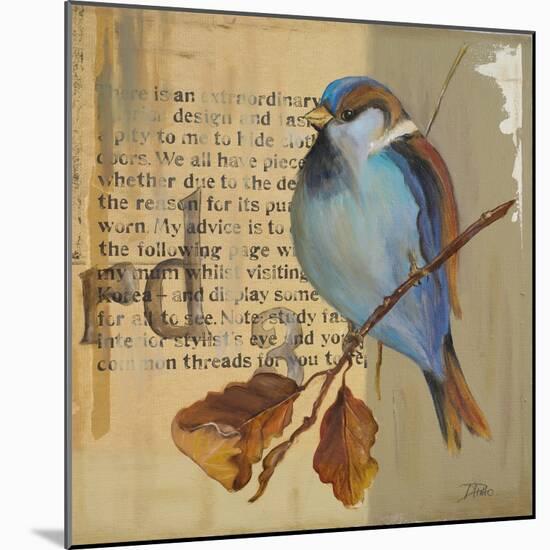 Blue Love Birds I-Patricia Pinto-Mounted Art Print