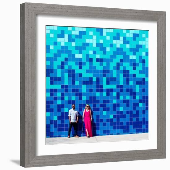 Blue Lovers-Matt Crump-Framed Photographic Print
