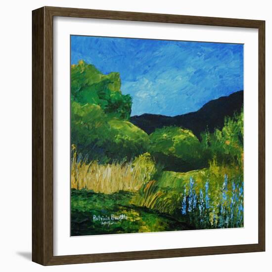 Blue Lupines, 2015-Patricia Brintle-Framed Giclee Print