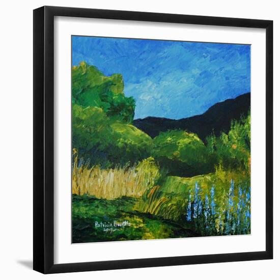 Blue Lupines, 2015-Patricia Brintle-Framed Giclee Print