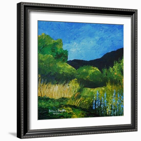 Blue Lupines, 2015-Patricia Brintle-Framed Giclee Print