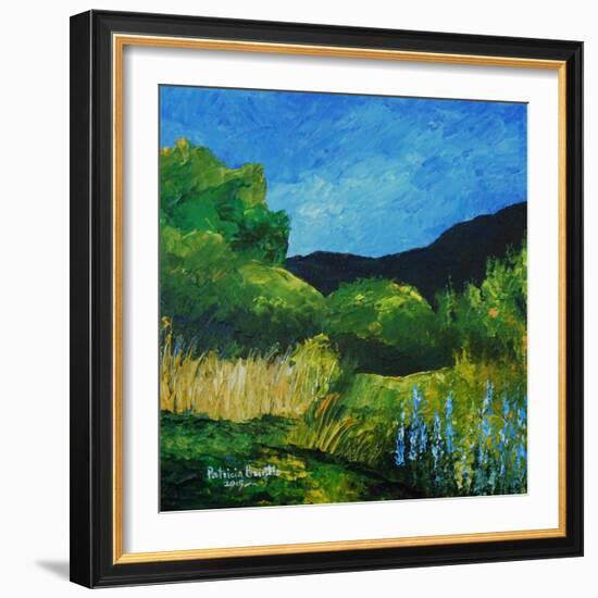 Blue Lupines, 2015-Patricia Brintle-Framed Giclee Print