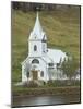 Blue Lutheran Church, Seydisfjordur Ferry Terminal Village, North East Area, Iceland, Polar Regions-Neale Clarke-Mounted Photographic Print