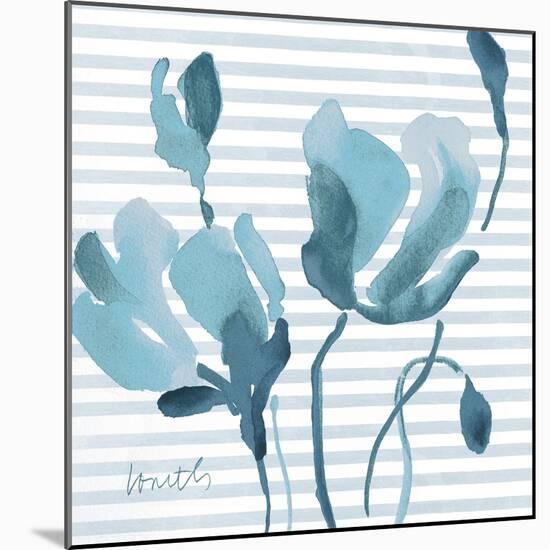 Blue Magnolias II-Lanie Loreth-Mounted Art Print