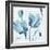 Blue Magnolias II-Lanie Loreth-Framed Art Print