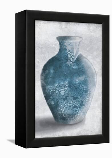 Blue Mandala Smoke-OnRei-Framed Stretched Canvas