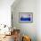 Blue Manhattan Skyline with Bridge and Vanilla Sky-Markus Bleichner-Framed Art Print displayed on a wall