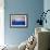 Blue Manhattan Skyline with Bridge and Vanilla Sky-Markus Bleichner-Framed Art Print displayed on a wall