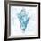 Blue Marble Coast Shell-null-Framed Art Print