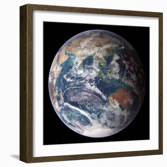 Blue Marble Image of Earth (2005)-null-Framed Premium Photographic Print