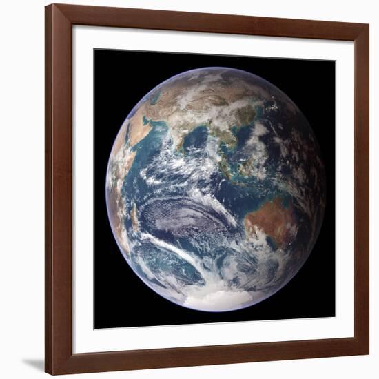 Blue Marble Image of Earth (2005)-null-Framed Photographic Print