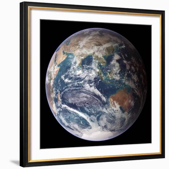 Blue Marble Image of Earth (2005)-null-Framed Photographic Print