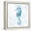 Blue Marble Seahorse-null-Framed Stretched Canvas