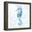 Blue Marble Seahorse-null-Framed Stretched Canvas