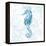 Blue Marble Seahorse-null-Framed Stretched Canvas