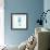 Blue Marble Seahorse-null-Framed Premium Giclee Print displayed on a wall