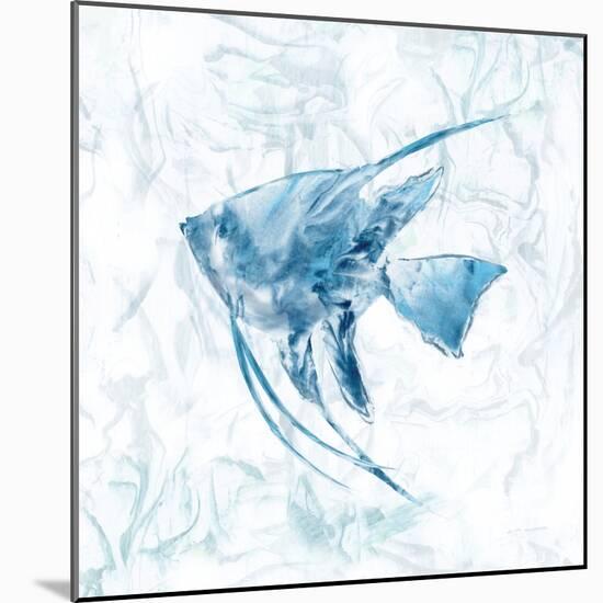 Blue Marble Tropical Fish-null-Mounted Art Print