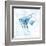 Blue Marble Tropical Fish-null-Framed Art Print