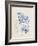 Blue Marine Algae V-Vision Studio-Framed Art Print