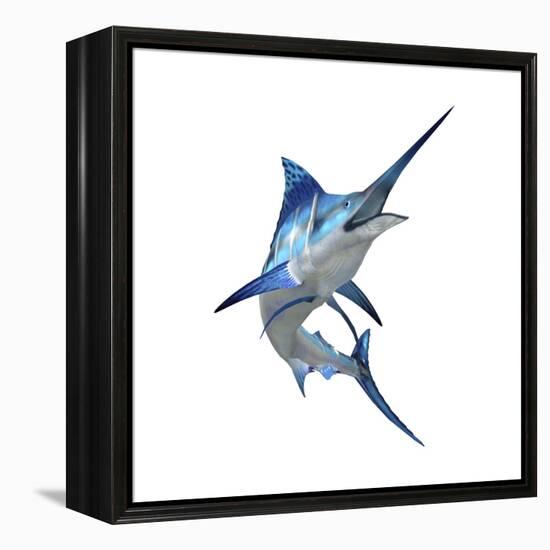 Blue Marli-null-Framed Stretched Canvas