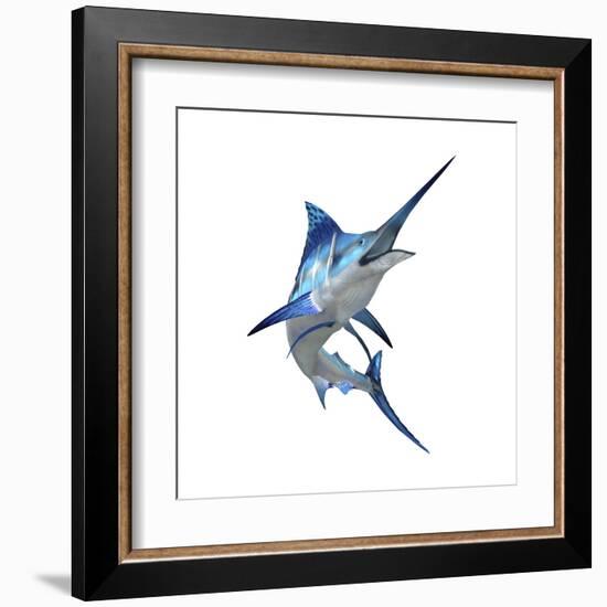 Blue Marli-null-Framed Art Print