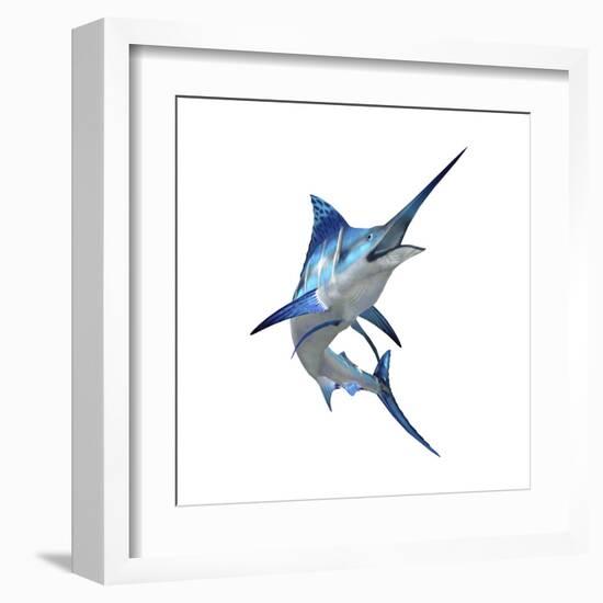 Blue Marli-null-Framed Art Print