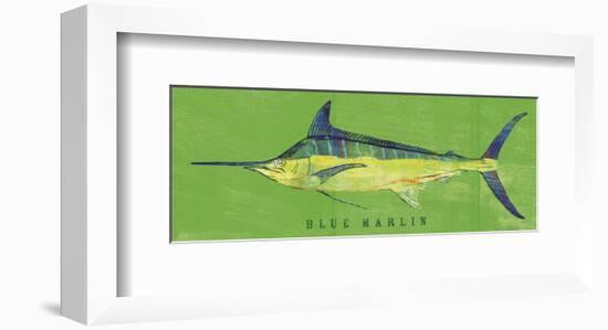 Blue Marlin-John W^ Golden-Framed Art Print