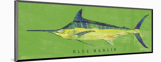 Blue Marlin-John W^ Golden-Mounted Art Print