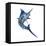 Blue Marlin-null-Framed Stretched Canvas
