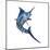 Blue Marlin-null-Mounted Art Print