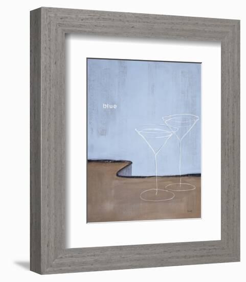 Blue Martini-Mark Pulliam-Framed Giclee Print