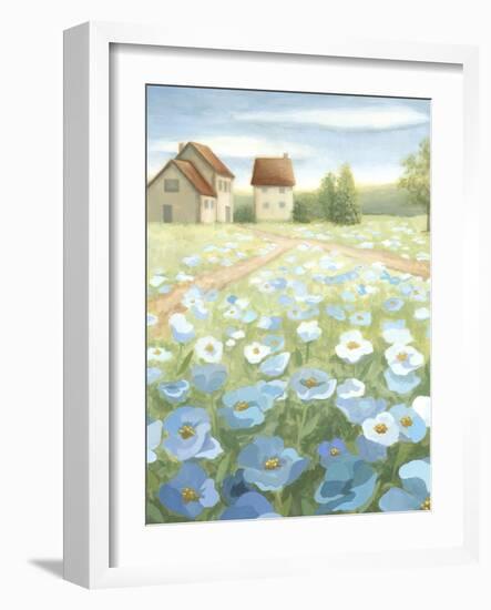 Blue Meadow-Megan Meagher-Framed Art Print