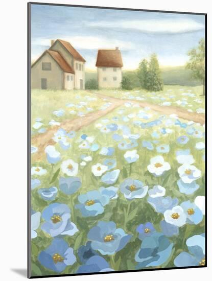 Blue Meadow-Megan Meagher-Mounted Art Print