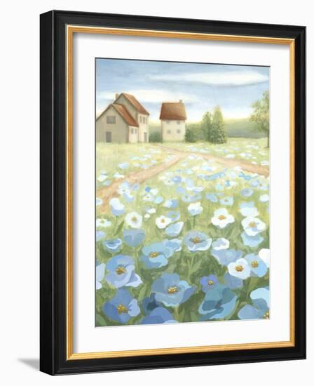 Blue Meadow-Megan Meagher-Framed Art Print