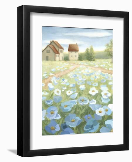 Blue Meadow-Megan Meagher-Framed Art Print