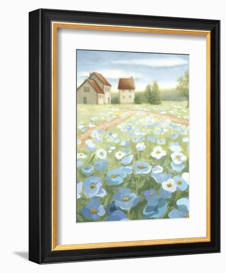 Blue Meadow-Megan Meagher-Framed Art Print