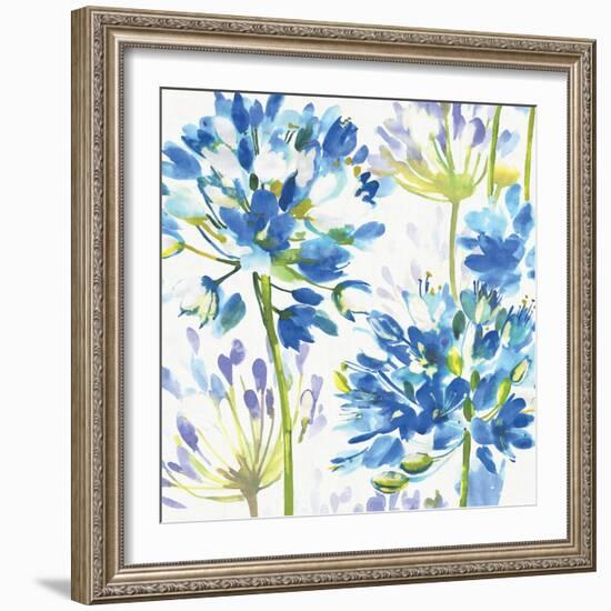 Blue Medley III-Hugo Wild-Framed Art Print