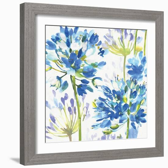 Blue Medley III-Hugo Wild-Framed Art Print