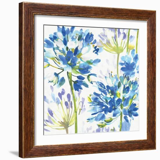 Blue Medley III-Hugo Wild-Framed Art Print