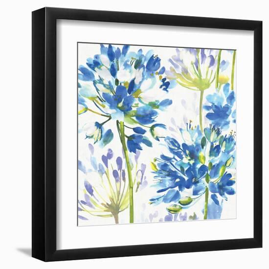 Blue Medley III-Hugo Wild-Framed Art Print